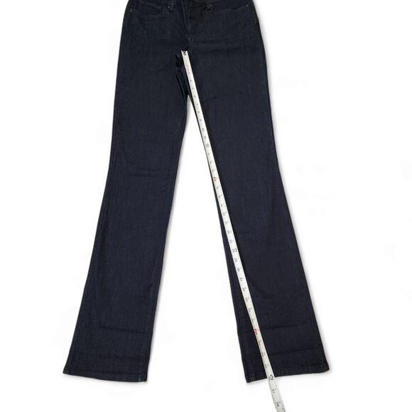 Not Your Daughters Jeans Marilyn Straight Leg Dark Wash Lift And Tuck Sz 4 Long - Picture 7 of 11